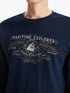 LC Waikiki Crew Neck Long Sleeve Printed Men's Sweatshirt